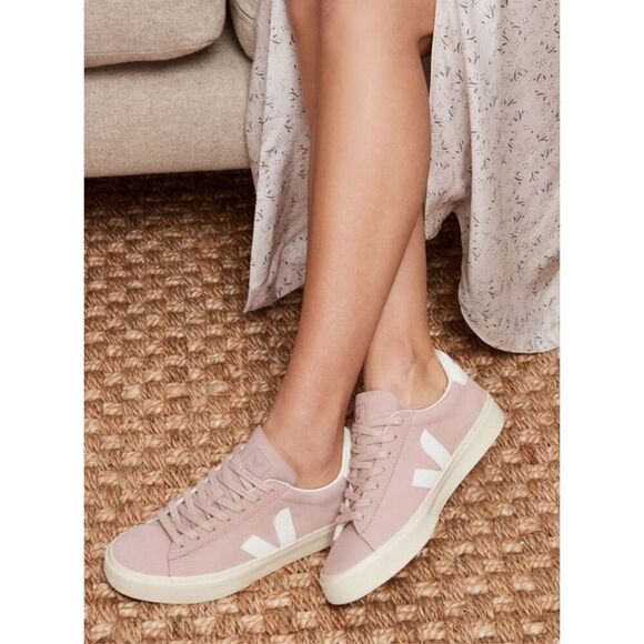 Veja Campo Chromefree Leather Babe / White, Sz 5, $168 - Picture 2 of 10